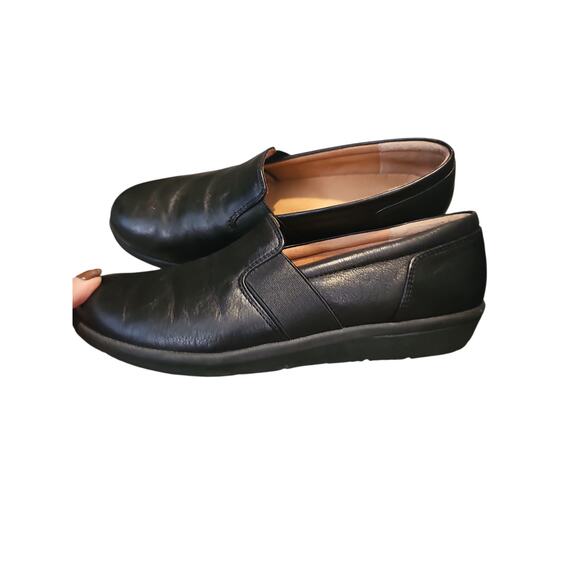 Vionic Women's Gianna Leather black sz 8.5 loafers shoes $120 SH454 - Picture 4 of 6